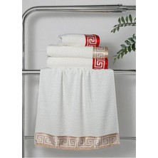 D'niss Home 4'lü Grek Desen Havlu Seti 50*90-70*140