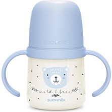 Suavinex Wild&free Eğitici Alıştırma Bardağı Gece 6m+ 150 ml Mavi