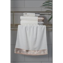 D'niss Home 4'lü Grek Desen Havlu Seti 50*90-70*140