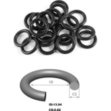 Gutsy 13.94X2.62 Orıng Conta Siyah (10 Adet)