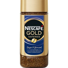 Nescafe Gold Kafeinsiz 100 gr Cam Zengin ve Yumuşak Lezzetli Öğütülmüş Kahve Türkiye Menşeli