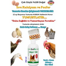 Ovumix Sıvı Kalsiyum & Fosfor Desteği – Kanatlılar İçin Güçlü Kabuk ve Sağlıklı Üretim (250 ml)