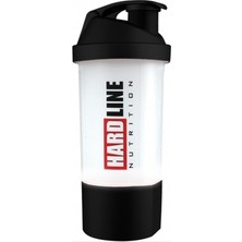 Hardline Nutrition Hardline Karıştırıcı 600 ml  Siyah BPA İçermeyen Pratik Tasarım ile Kolay Kullanım
