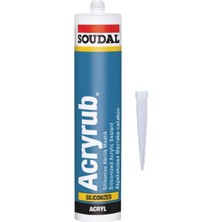 MiraLive Soudal Silikonize Mastik Yapıştırıcı Siyah Renk 500GR Duşakabin Pencere Derz Su Geçirmez Boya