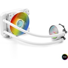 MiraLive Argb Sıvı Soğutmalı Işlemci Fanı 120 mm - Beyaz ND2501
