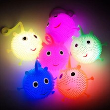 Kuzey Oyuncak Yüksek Kalite 12 Adet LED Işıklı Kirpi Yoyo Yumuşak Duyusal Oyuncak Renkli Yoyo Özel Karne Hediyesi