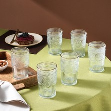 Karaca Sunflower 6'lı Meşrubat Bardağı Gold 332 ml