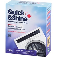 Quick&Shine Çamaşır Makinesi Kazan Temizleme Tozu 250 g Kireç Çözücü Etkili Ürün