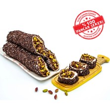 Dadak Bitter Çikolata Kaplamalı Antep Fıstıklı Atom Lokum 200 gr