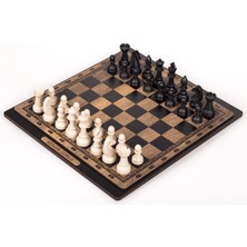 İsimlik Sepeti Ahşap Satranç Takımı 33 cm x 36 cm Kişiye Hediye Özel Tasarım