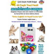 Sıvı Multivitamin Kedi (Tüm Yaş Gruplarında Hızlı Sonuç ) Parlak Tüy ve Gelişim 125 ml