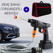 Trend Store Kablosuz Taşınabilir Şarjlı Su Tabancası 4000mAh Araç Yıkama ve Bahçe Sulama Cihazı