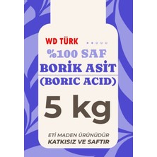WD Türk Borik Asit Saf Katkısız 5 kg