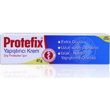 Protefix Yapıştırıcı Krem Extra Güçlü Uzun Süreli Yapıştırma Özelliği 47 gr Diş Protezleri İçin