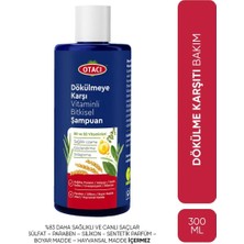 Otacı Dökülmeye Karşı Vitaminli Bitkisel Şampuan 300 ml Normal Saçlar için Güçlendirici Etki