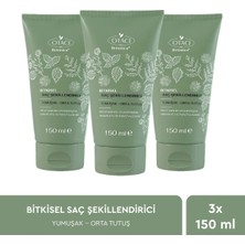 Otacı Bitkisel Saç Şekillendirici Yumuşak & Orta Tutuş 150 ml Üçlü Paket