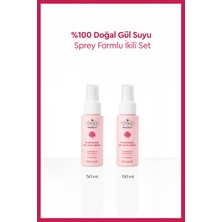 Otacı %100 Doğal Gül Suyu Spreyi İkili Paket