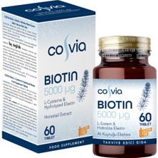 Cosvia Biotin 5000 Mcg. L-Sistein, Hidrolize , At Kuyruğu Ekstresi