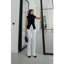 Havoş Beyaz South Ispanyol Paça Jean