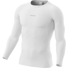 Ghassy Co. Erkek Pro Compression Nem Emici Atletik Performans Uzun Kollu Reglan Kol Spor Tişört