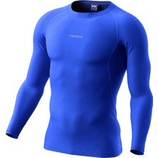 Ghassy Co. Erkek Pro Compression Nem Emici Atletik Performans Uzun Kollu Reglan Kol Spor Tişört