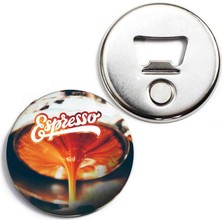 Kahve Dükkanı Espresso Temalı Magnet