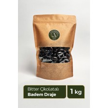 Bitter Çikolatalı Badem Draje - Kahve Yanı Gurme 1kg