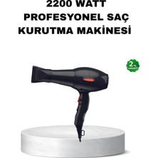 MiraLive Profesyonel Saç Kurutma Makinesi – Ac Motor, Soğuk Üfleme, 2 Hız Kademesi