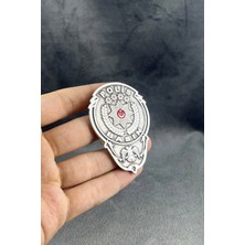 kuyumcudan P Basın Siyah Demir Cüzdan Rozeti