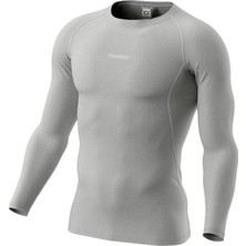 Ghassy Co. Erkek Pro Compression Nem Emici Atletik Performans Uzun Kollu Reglan Kol Spor Tişört