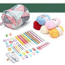 Atlas Hobi 44 Parça Tig Seti Çantalı - Amigurumi Başlangıç Kiti, Iplik Dahil