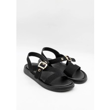 Park Moda Kadın Yarma Süet Sandalet Pm 543 - K854