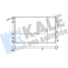 Kale Zengemtx Su Radyatörü Vw Polo 02 Seat Cordoba-Ibiza Iii 02 Skoda Fabia 99 1.2 1.4 1.6 16V 1.9tdi mt Ac Nac Mekanik 630X414X23 6Q0121253Q-6QE121253A