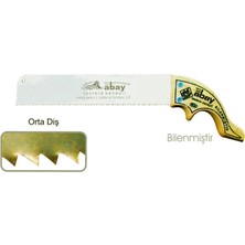 MiraLive Eco Lounge Abay Orta Diş El Testere 14 No - Ahşap Sap