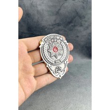 kuyumcudan Koruma Beyaz Demir Cüzdan Rozeti