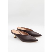 Park Moda Kadın Kısa Topuklu Terlik Pm 207 - K7715