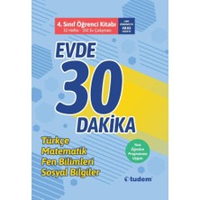 4. Sınıf Evde 30 Dakika Öğrenci Kitabı