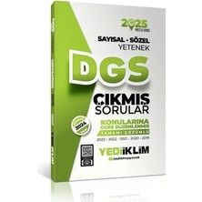 2025 Dgs Sayısal-Sözel Yetenek Tamamı Çözümlü Konularına Göre Çıkmış Sorular