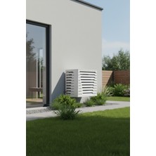 Liccia Klima Motoru/dış Ünite Gizleme/koruma Kafesi M 18000 Btu - 24000 Btu 110X56X85(H) Alüminyum Radius