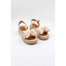 Park Moda Kadın Sandalet PM350 Ten Cilt