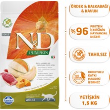 N&D Balkabaklı Ördek Ve Kavunlu Kedi Maması 1,5 Kg