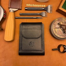 Bi Deri Bideri Mıletos Hakiki Deri Mandallı Cüzdan Antrasit