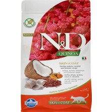 N&D Quinoa Ringa Balığı Kedi Maması 1,5 kg Premium Segment Sağlıklı Cilt ve Parlak Tüyler İçin
