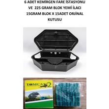 Belirtilmemiş 6 Adet Kemirgen Fare Istasyonu Orjinal Kutusunda Ilacı Ile Beraber