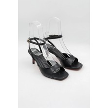 Park Moda Bilek Bağcıklı Topuklu Ayakkabı Pm 44 - K0112