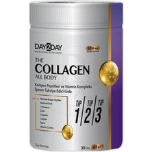 Day2Day 300 gr The Collagen All Body Toz Kolajen Peptitleri ve Vitamin Kompleksi İçeren Gıda
