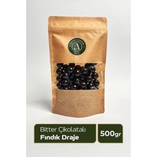 Bitter Çikolatalı Fındık Draje - Taze Kavrulmuş Bütün Fındık 500GR