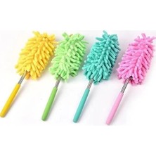 MiraLive Teleskopik Mikrofiber Pratik Uzayabilen Toz Alma Fırçası Aparatı