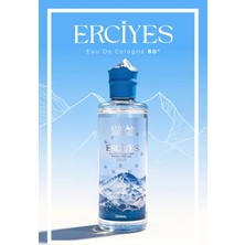 Auran Erciyes Kolonyası, Cam Şişe 80 Derece Ferahlatıcı ve Serinletici Kolonya Premium Cologne 250ML