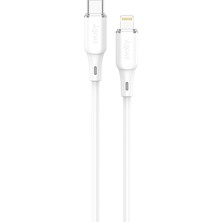 Volty Type-C To Lightning iPhone Şarj Kablosu | 30W Pd Hızlı Şarj, 480MBPS, 1.2m (BEYAZ-V0207002)